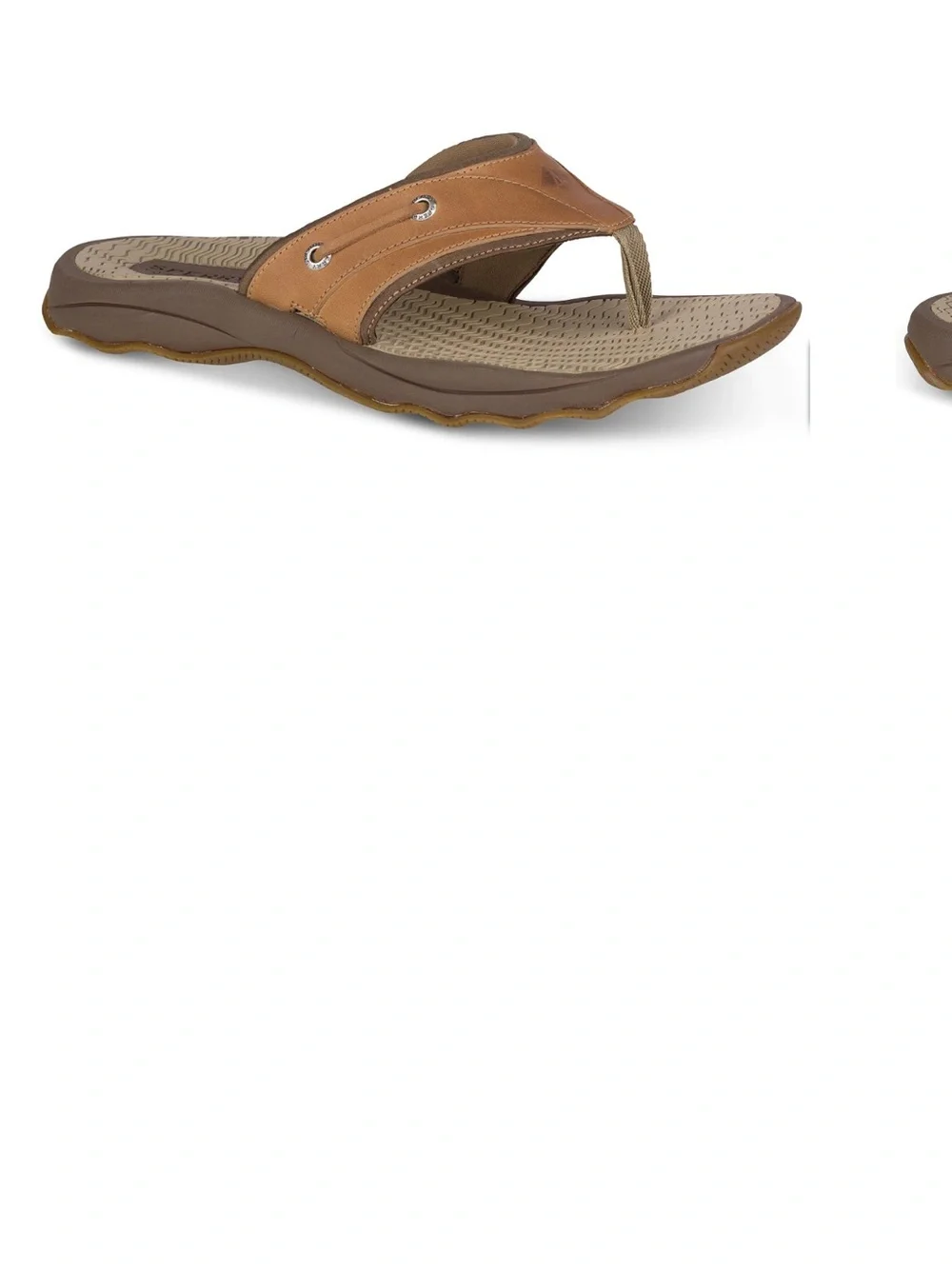 Sperry outer banks Men’s Brown Leather Thong Sandals